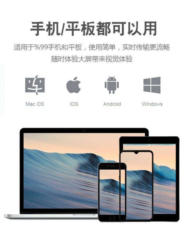无线投屏器2025新款手机连接电视显示器电脑hdmi同屏投影仪转换器 - Image 4